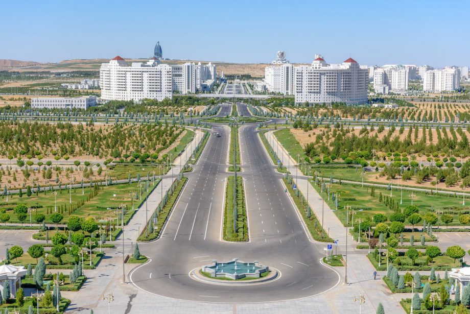 Ashgabad the capital city of Turkmenistan in Central Asia
