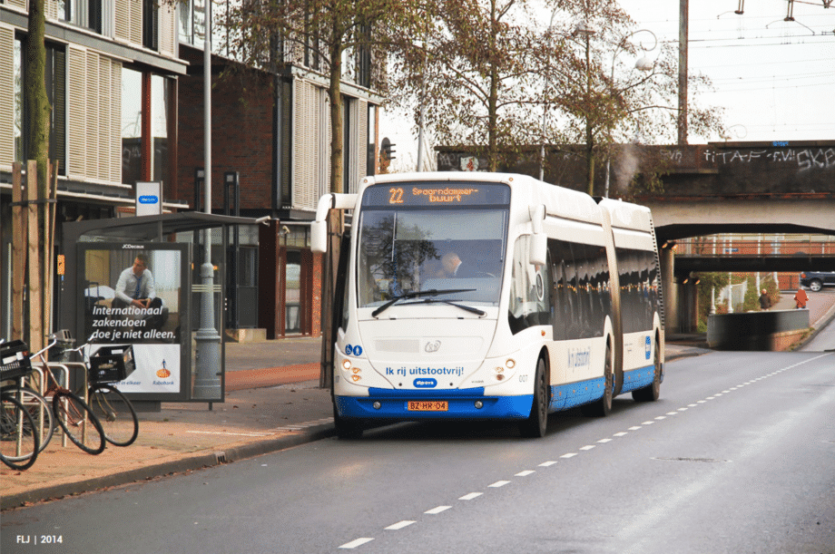 Zero emission transport bus